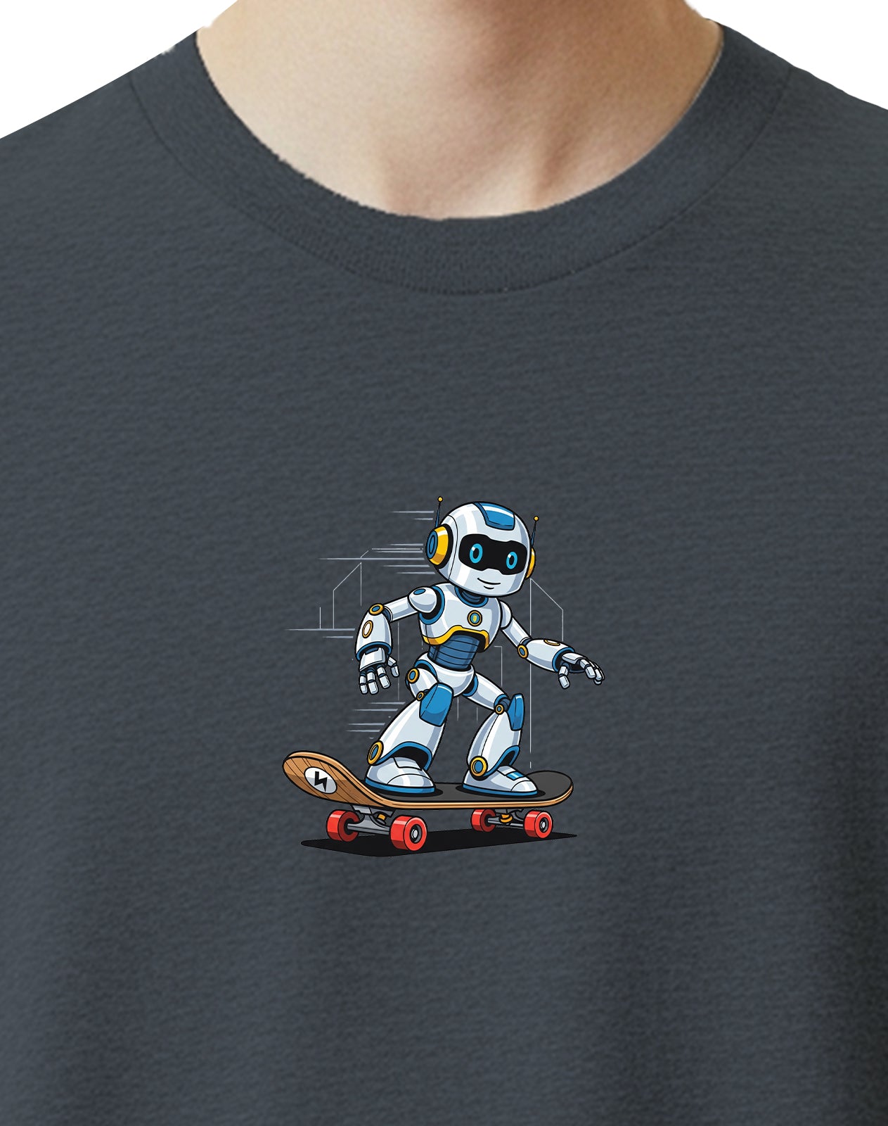 Skate Grey Oversize T-Shirt