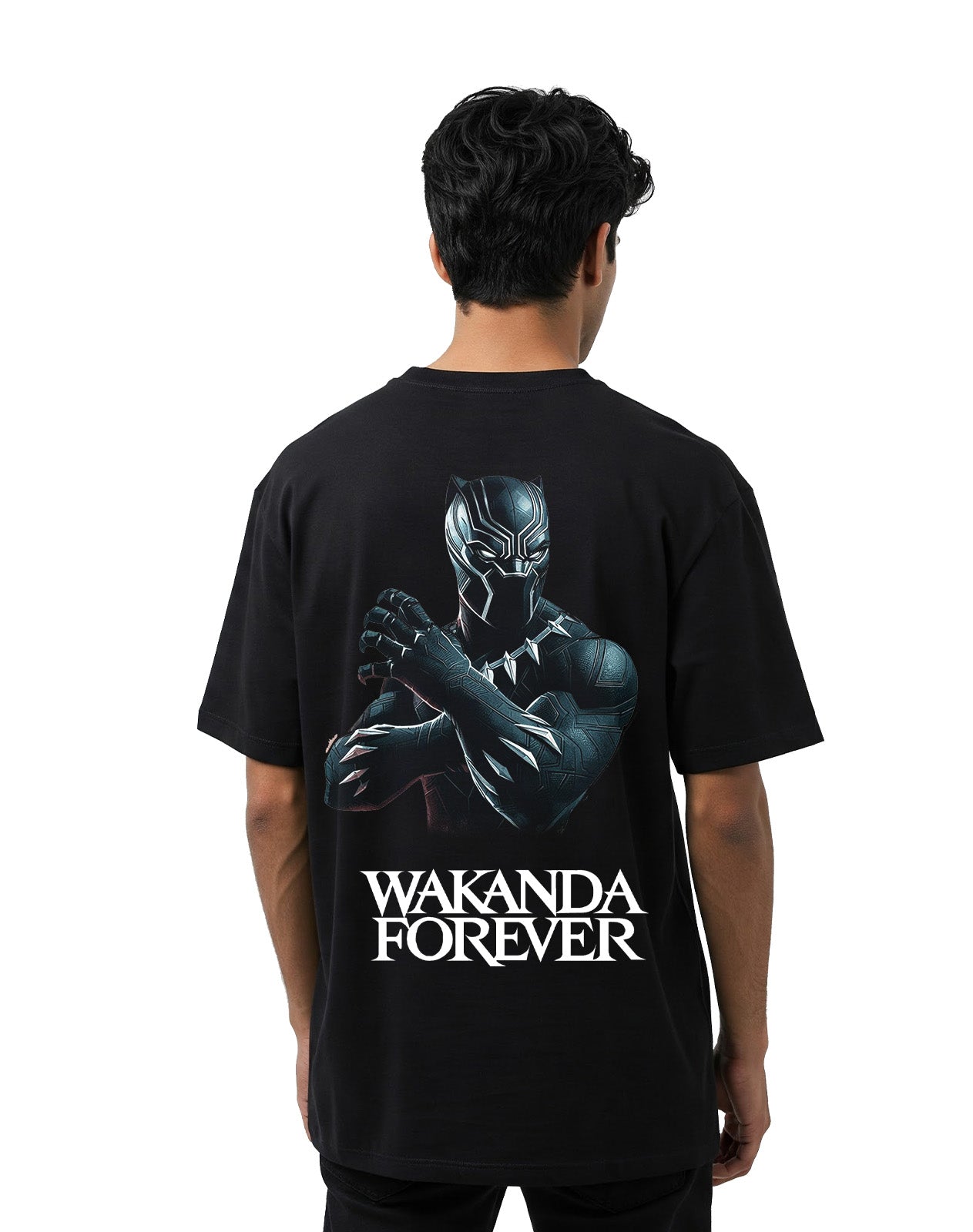 Wakanda Forever - Black Oversize T-shirt