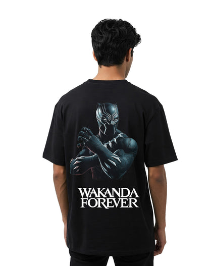 Wakanda Forever - Black Oversize T-shirt