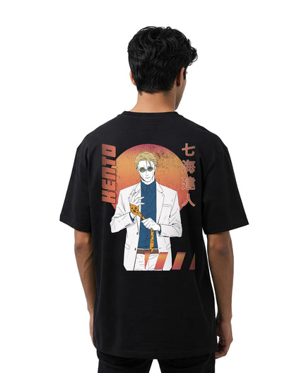 Samurai - Black Oversize T-shirt